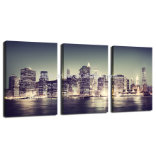 Morden City Building Picture Print On Canvas Painting For Wall Decor